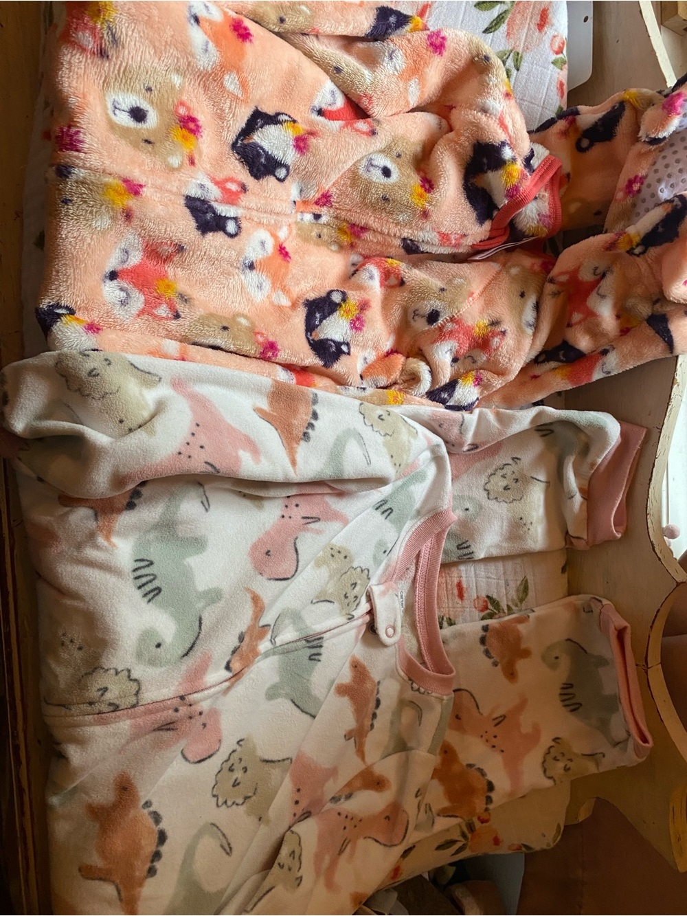 2 fleece pjs